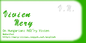 vivien mery business card